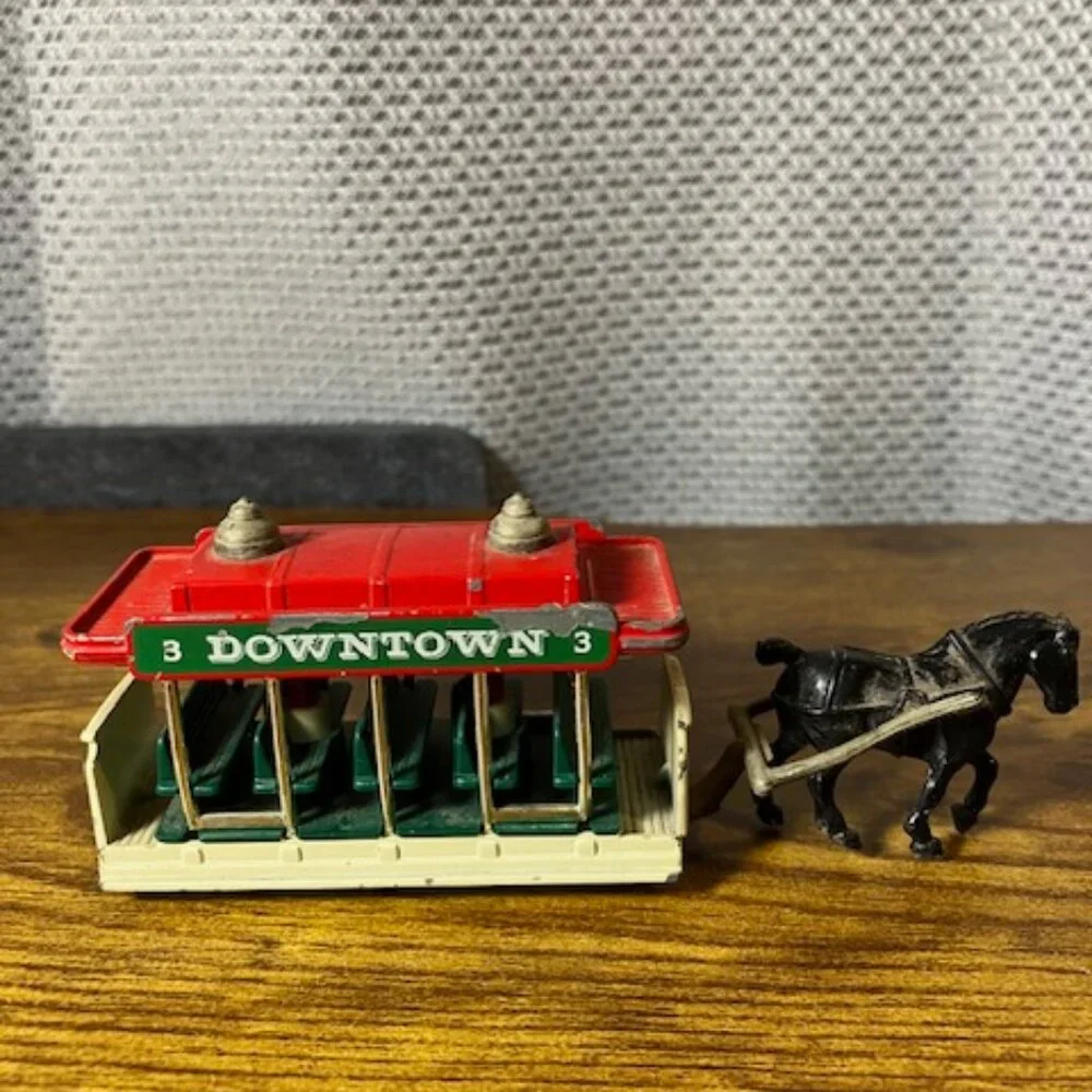 LLedo Horse Drawn Tram and Omnibus Made in England Vintage Die Cast‎ 2